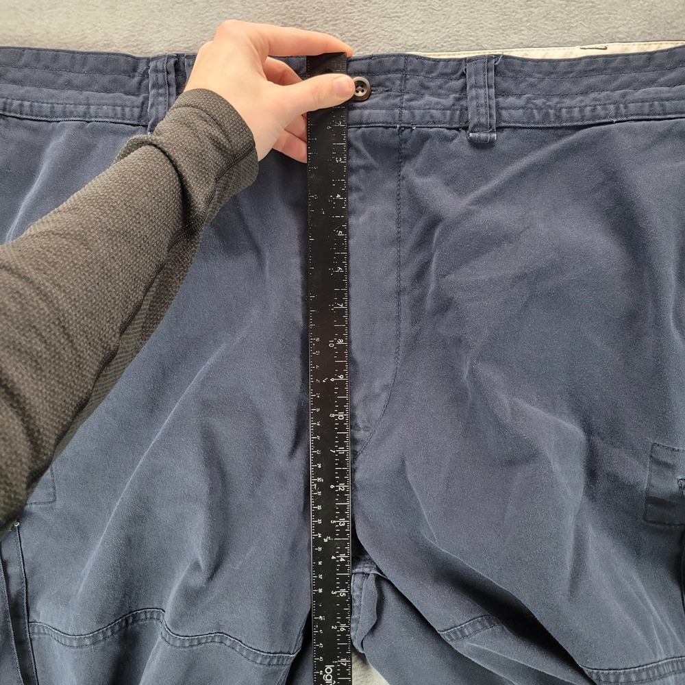 Polo Ralph Lauren Mens Navy Blue Cotton Cargo Shorts Size 44 Utility Gorpcore - Picture 5 of 10